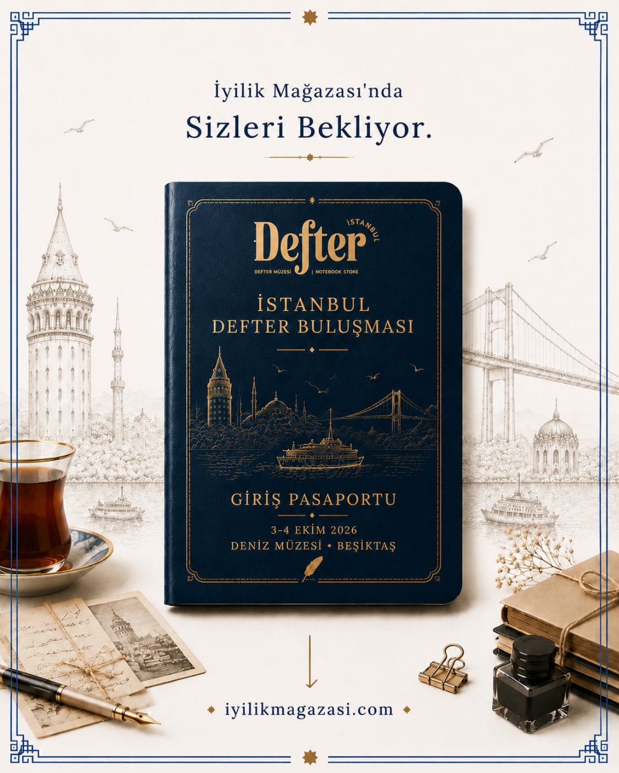 İstanbul Defter Buluşması giriş pasaportu